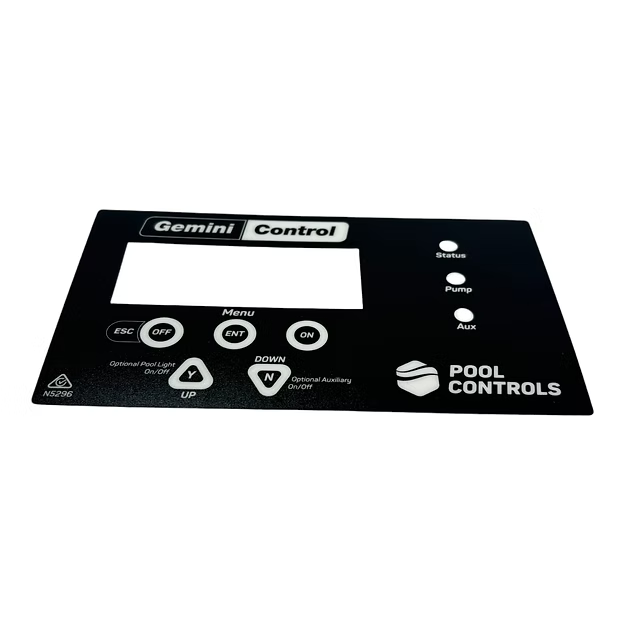 Pool Controls Replacement Front Lable Gemini Control Pool Controls Replacement Front Lable Gemini Control